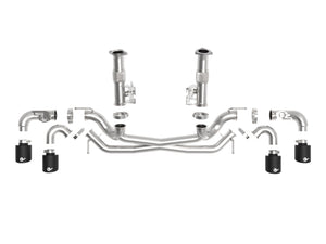 AFe MACH Force-Xp 304 Stainless Steel Cat-Back Exhaust Black 2020 Chevrolet Corvette C8
