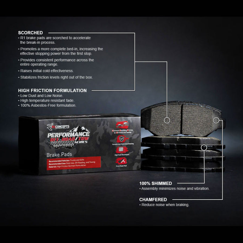 R1 05-24 Nissan Titan Front Off-Road/Tow Brake Pads
