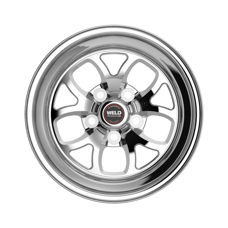Weld S76 15x10 / 5x120.65 / 5.5 BS / 3.18 HB - Polished Center - Polished Shell - Non-BL Wheel