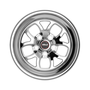 Weld S76 15x6 / 5x120.65 / 3.5 BS / 3.18 HB - Polished Center - Polished Shell - Non-BL Wheel