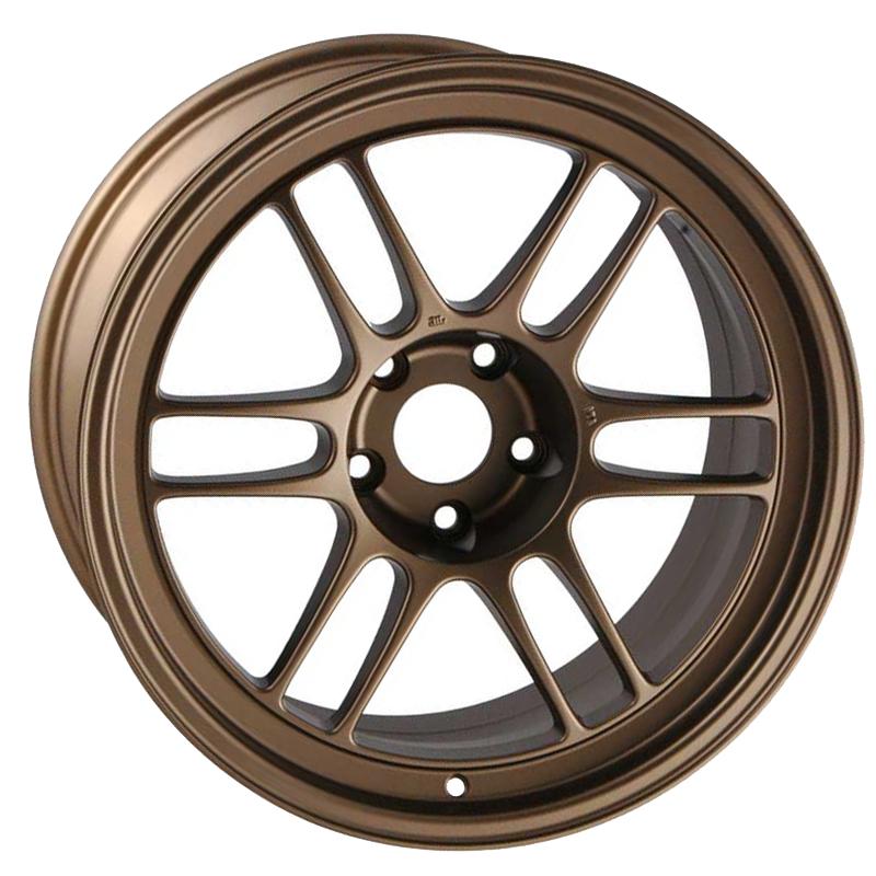 Enkei RPF1 17x8 5x114.3 45mm Offset 76mm Bore Bronze Wheel 05-07 STI/06-10 Civic Si