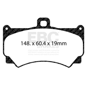 EBC Racing Alcon PNP4417 Caliper RP-X Race Brake Pads
