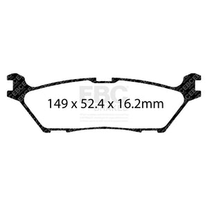 EBC 2021+ Ford F-150 2WD/4WD 2.7TT/3.5TT Greenstuff Rear Brake Pads