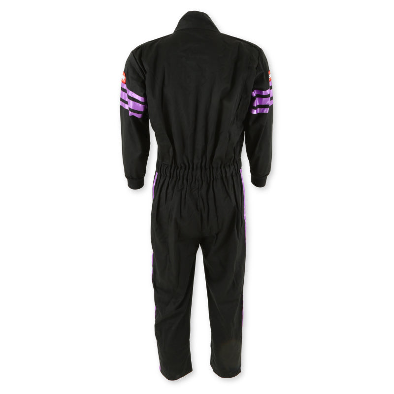 RaceQuip Purple Trim SFI-1 JR. Suit - Kids XL
