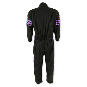 RaceQuip Purple Trim SFI-1 JR. Suit - Kids Large