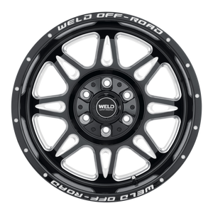 Weld Cheyenne 22x12 / 6x135 / 4.75 BS / 106.1 HB - Gloss Black Milled - Non-BL Wheel