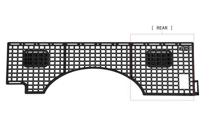 Addictive Desert Designs2023+ Ford Super Duty F250/350 Bed Side Molle - Passenger Side