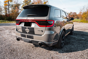 Corsa 2021-2025 Dodge Durango SRT Hellcat Cat-Back 2.75in Dual Rear Exit Sport 4.5in Black PVD Tips