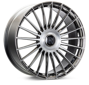 Vossen HF-8 24x10 / 5x120 BP / ET19 / 72.56 CB / Deep - EMC Polished / Brushed Wheel