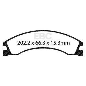 EBC 08+ Ford Econoline E150 4.6 Yellowstuff Rear Brake Pads