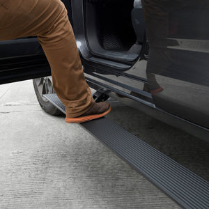 RealTruck 19-24 Ford Ranger Crew Cab 4dr VoltStep Electric Running Board Kit (No Drill) - Tex. Blk