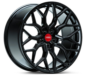 Vossen HF2 - 19x10 - ET28 - 5x120.65 - 70.3 - Deep - GB - Gloss Black