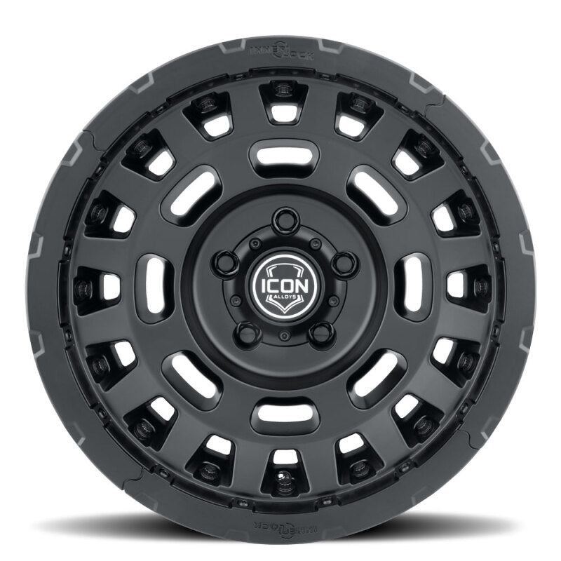 ICON Hammer Pro 17x8.5 / 6x135 / 6MM / 5in BS - Satin Black