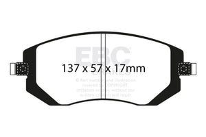 EBC 04-06 Saab 9-2X 2.0 Turbo Ultimax2 Front Brake Pads