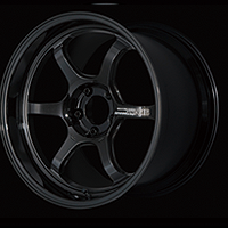 Advan R6 18x8.5 +45 5x114.3 Racing Titanium Black Wheel