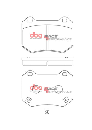 DBA 18-21 Subaru WRX STI Rear RP Performance Brake Pads