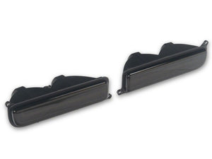 Raxiom 97-01 Jeep Cherokee XJ LED Front Corner Lights- Black Housing- Smoked Lens