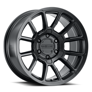 Raceline 950B Gauge 18x9in / 8x170 BP / 18mm Offset / 125.2mm Bore - Satin Black Wheel