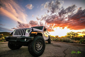 Oracle Oculus Bi-LED Projector Headlights for Jeep JL/Gladiator JT - Matte Blk - 5500K