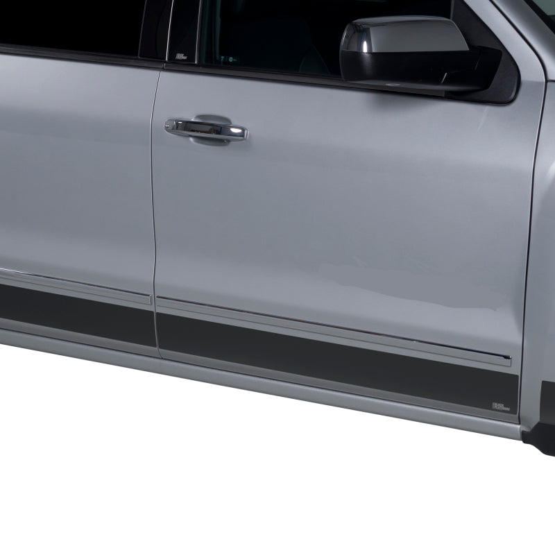 Putco 2021 Ford F-150 Reg Cab 8ft Long Box Black Platinum Rocker Panels (4.25in Tall 10pcs)
