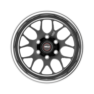Weld S77 HD 15x9 / 6x139.7 / 5.5 BS / 3.54 HB - Black Center - Polished Shell - Non-BL Wheel