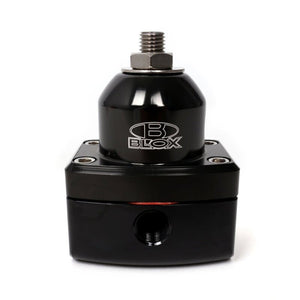 BLOX Racing 2-Port Design Black/Black Adjustable Fuel Pressure Regulator