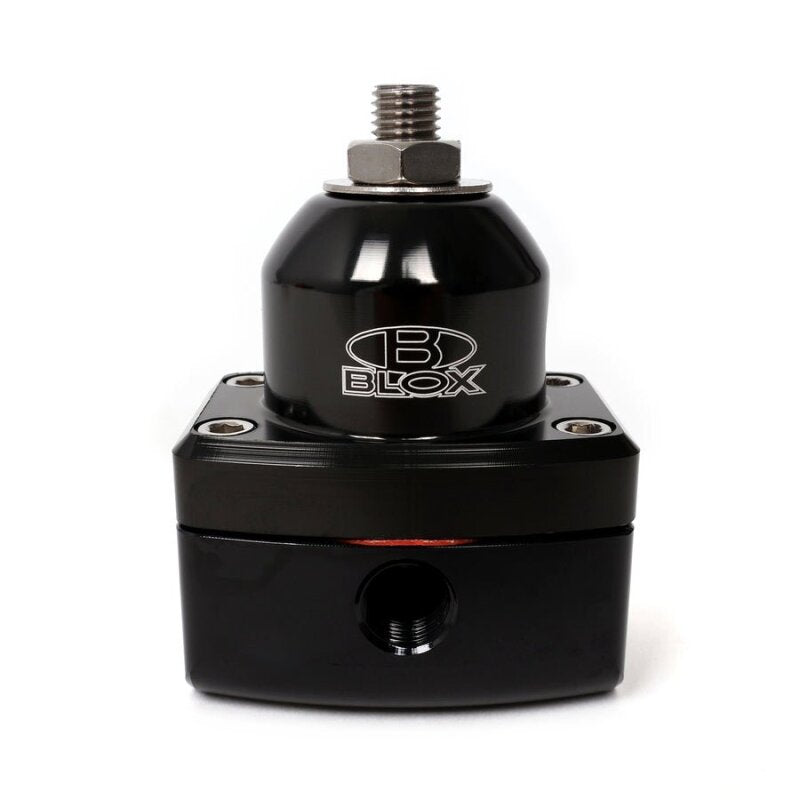 BLOX Racing 2-Port Design Black/Black Adjustable Fuel Pressure Regulator