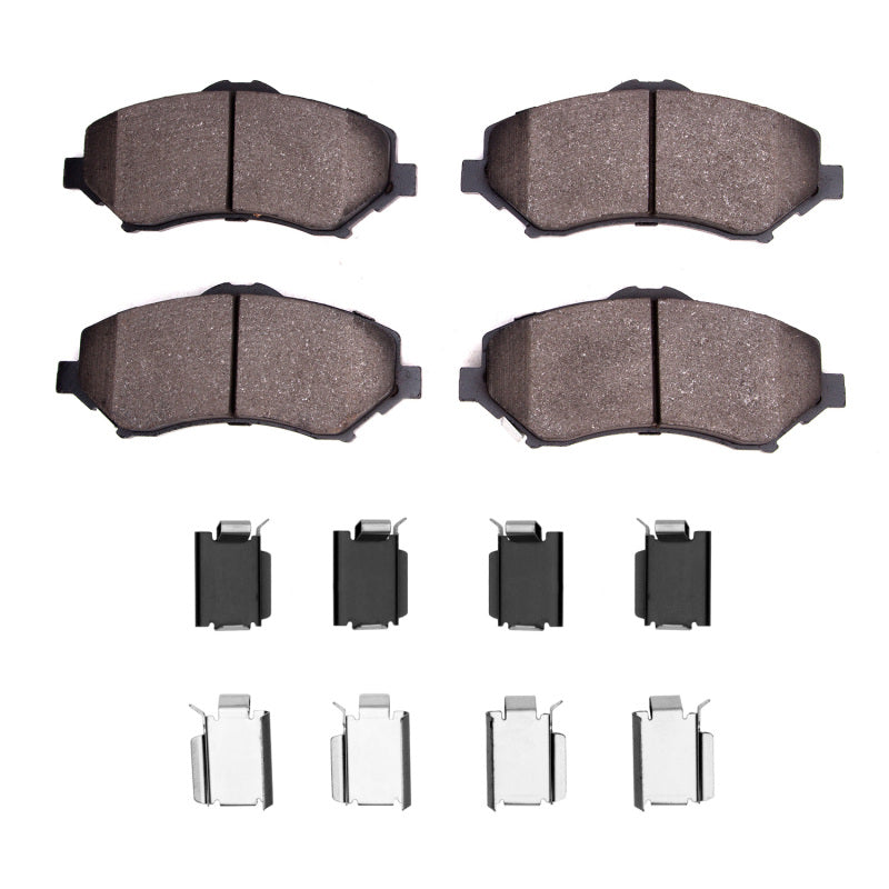 R1 07-18 Chrysler Town & Country Front Euro Ceramic Pads & Hardware Kit