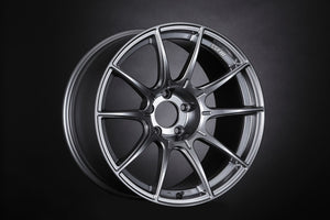 SSR GTX01 17x10 5x114.3 15mm Offset Dark Silver Wheel