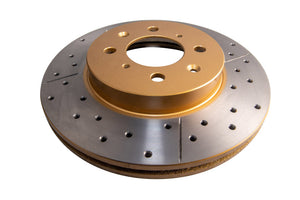 DBA 90-01 Integra/93-05 Civic Front Drill & Slot Street Series Rotor (4 Lug Only)