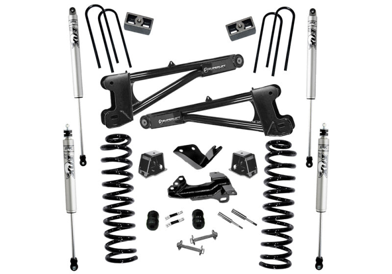 Superlift 05-07 Ford F-250 SuperDuty 4WD Diesel 4in Lift Kit w/ Repl Radius Arms/Fox 2.0 Shocks