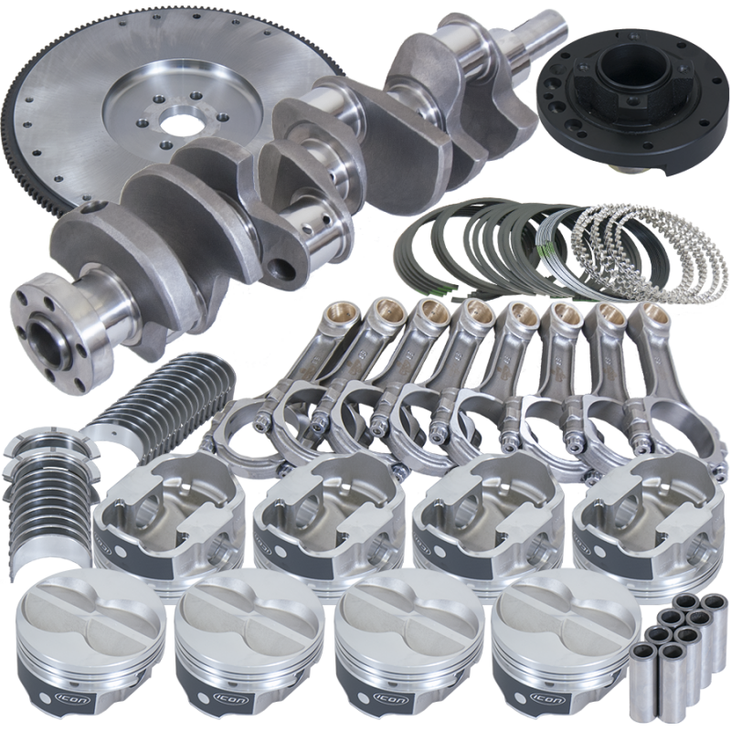 Eagle Ford 302 3.400in Crank 5.400in I-Beam Rods 4.030in Pistons 157 Tooth FW Balanced Assembly