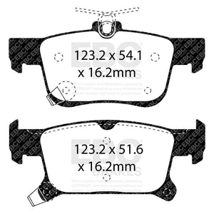 EBC 2016+ Buick Envision 2.0L Turbo Yellowstuff Rear Brake Pads