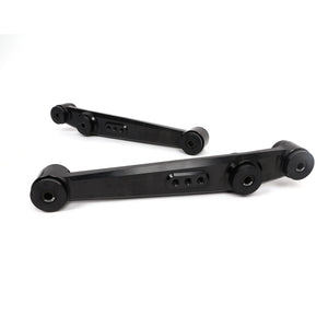 BLOX Racing 90-01 Integra, 89-95 Civic, CRX, Del Sol V2 Billet Rear LCA Poly Bushings - Black