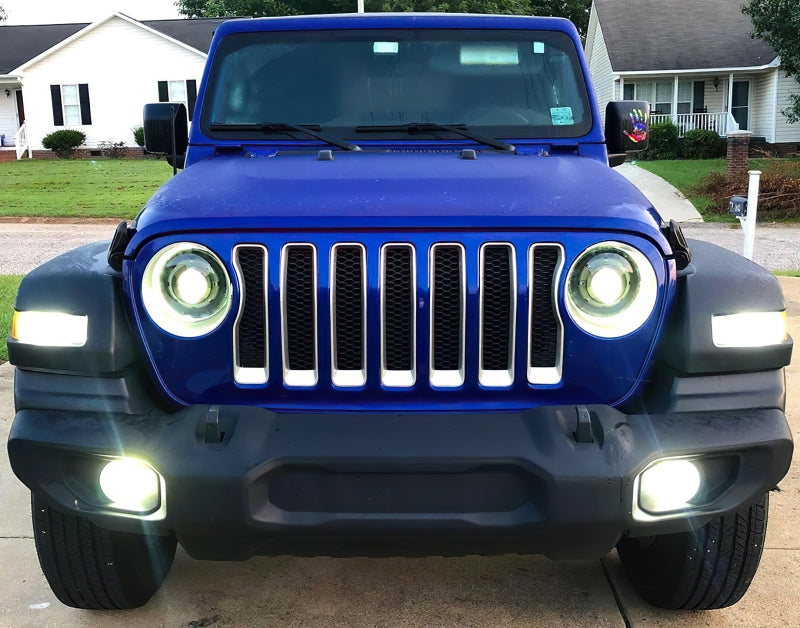 Oracle Oculus Bi-LED Projector Headlights for Jeep JL/Gladiator JT - Matte Blk - 5500K