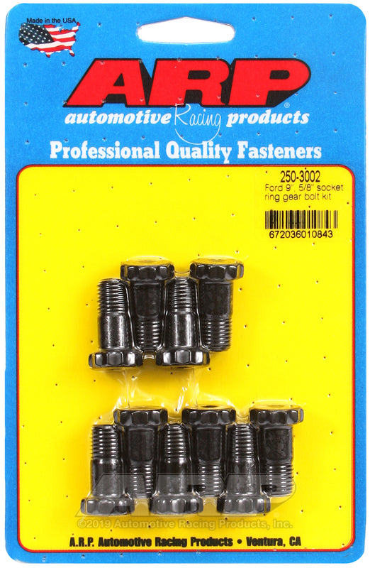 ARP Ford 9in 7/16in Dia 5/8in Socket Ring Gear Bolt Kit