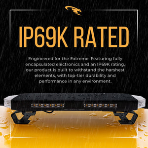 Putco 16in Hornet Light Bar - (Amber) LED Stealth Rooftop Strobe Bar
