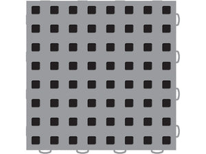 WeatherTech TechFloor - 3in X 12in Tiles(Left Loop) - Grey/Black **Order in Qtys of 10