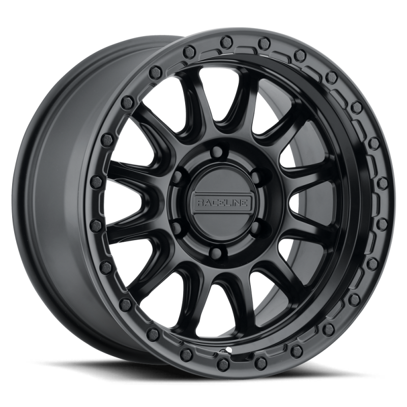 Raceline 960B Alpha 18x8.5in / 5X150 BP / 35mm Offset / 110.5mm Bore - Satin Black