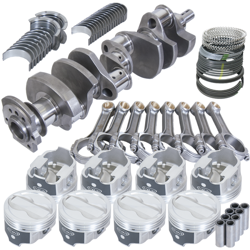 Eagle Chevy 350 3.750in Crank 5.700in I-Beam Rods -18cc 4.000in Pistons Rotating Assembly