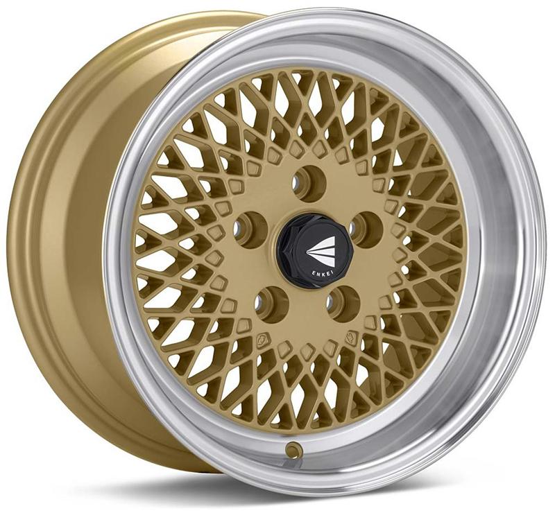 Enkei92 Classic Line 15x8 25mm Offset 4x114.3 Bolt Pattern Gold Wheel