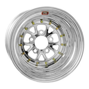 Weld V-Series 15x10 / 5x4.75 / 3 BS / 3.18 HB - Polished Center - Polished Shell - Non-BL Wheel