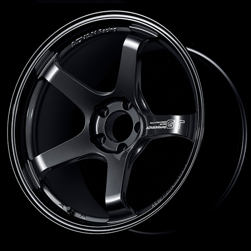 Advan GT Beyond 19x8.0 +44 5x114.3 Racing Titanium Black Wheel