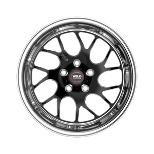 Weld S78 18x7 / 5x120 / 4.1 BS / 3.18 HB - Black Center - Polished Shell - Non-BL Wheel