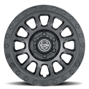ICON Hulse 17 X 8.5 5 X 150 25mm Offset 5.75in BS Double Black