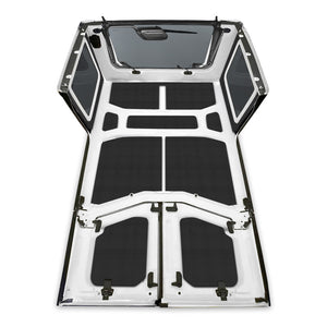 DEI 18-23 Jeep Wrangler JL 4-Door Boom Mat Complete Headliner Kit - 13 Piece - Black