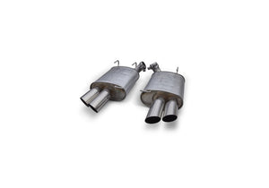 Ford Racing 2013-2014 Mustang GT Axle Back QUAD TIP Mufflers with Rear Lower VALENCE
