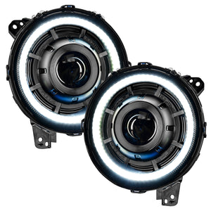 Oracle Oculus Bi-LED Projector Headlights for Jeep JL/Gladiator JT - Matte Blk - 5500K