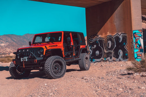 Body Armor 4x4 07-18 Jeep Wrangler JK Tube Doors Front Pair