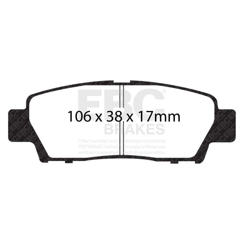 EBC 95-96 Toyota Avalon 3.0 Greenstuff Rear Brake Pads
